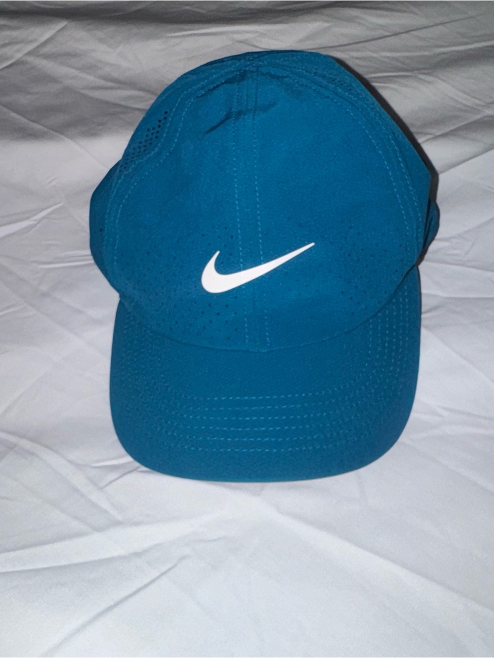 Nike Dri-Fit Blue Green Aqua Perforated Hat  Heritage86 CQ9332-301 Adjustable